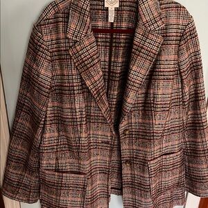 Plaid Women's Blazer